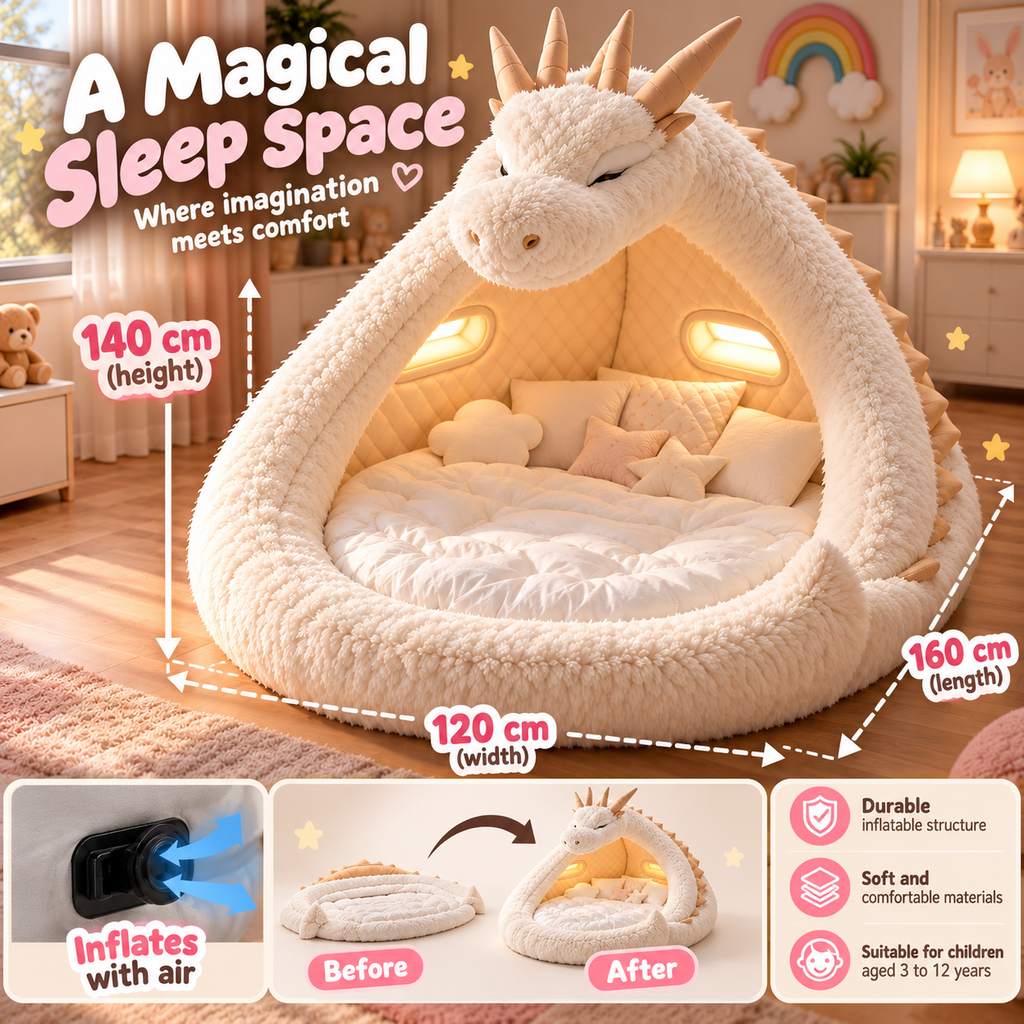 Magical Inflatable Kids Bed