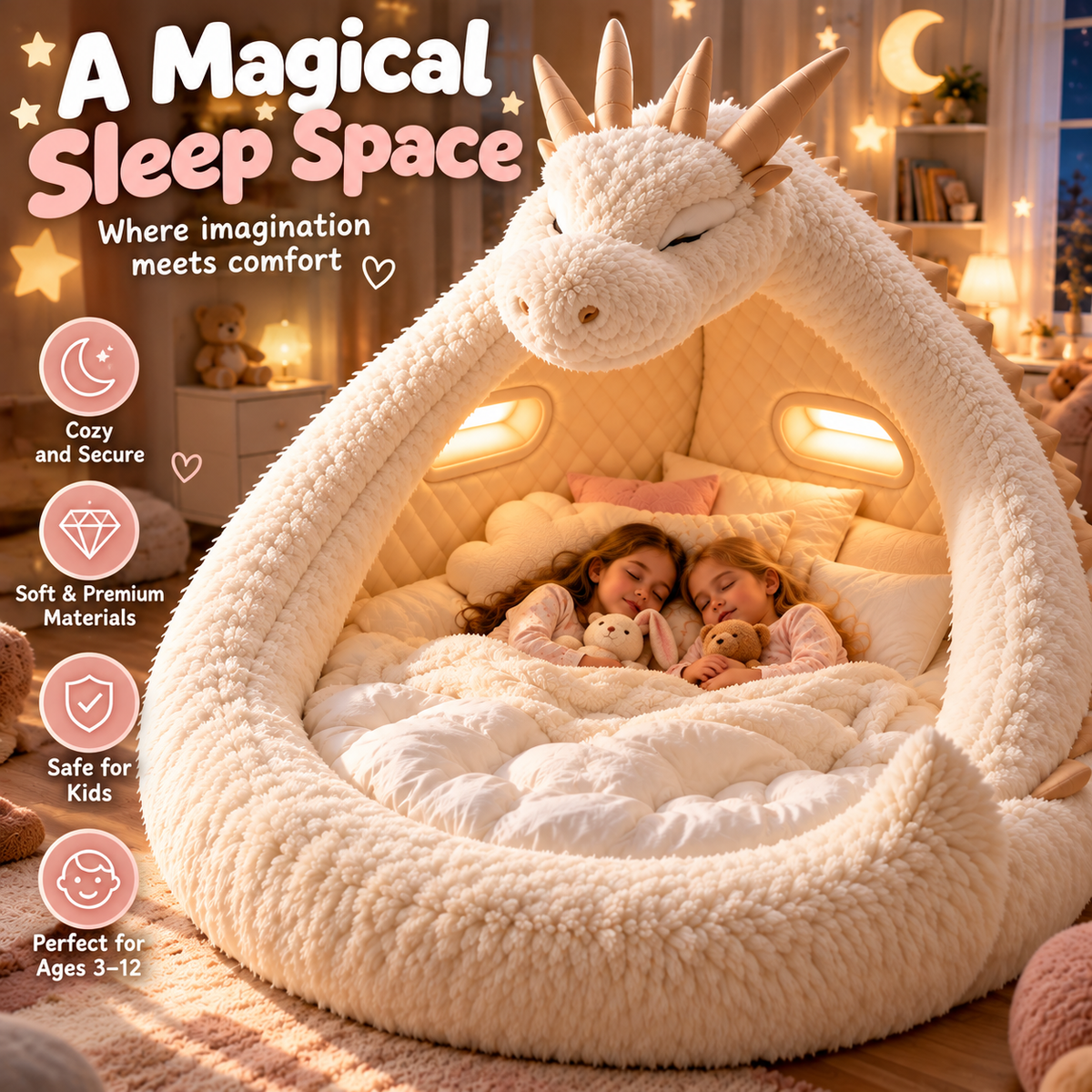 Magical Inflatable Kids Bed